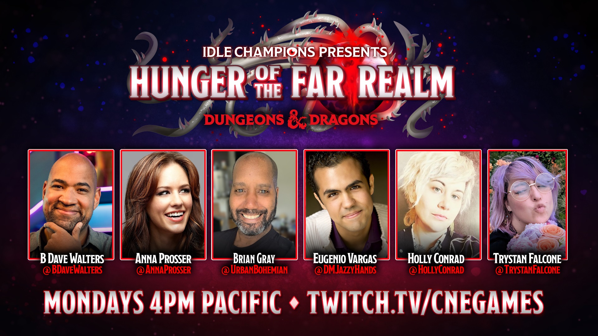 Idle Champions Presents: Hunger of the Far Realm, B Dave Walters, Anna Prosser, Brian Gray, Eugenio Vargas, Holly Conrad, Trystan Falcone